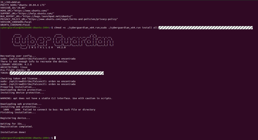 Instalador Linux ES1