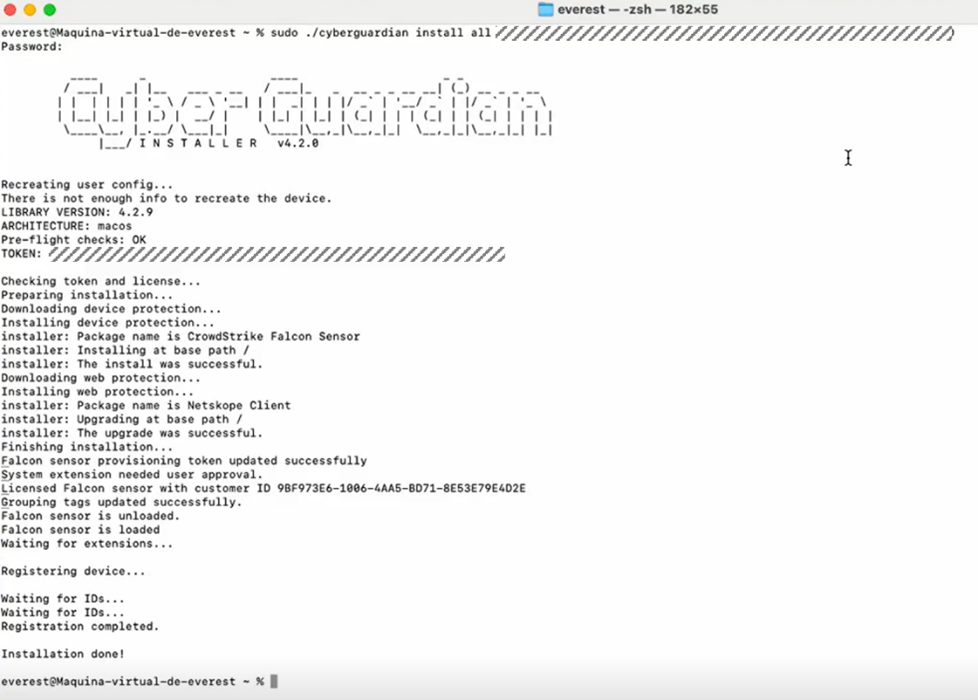 Install Mac CLI CAT 1