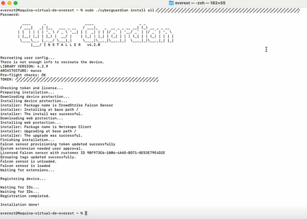 Installer MAC EN 17